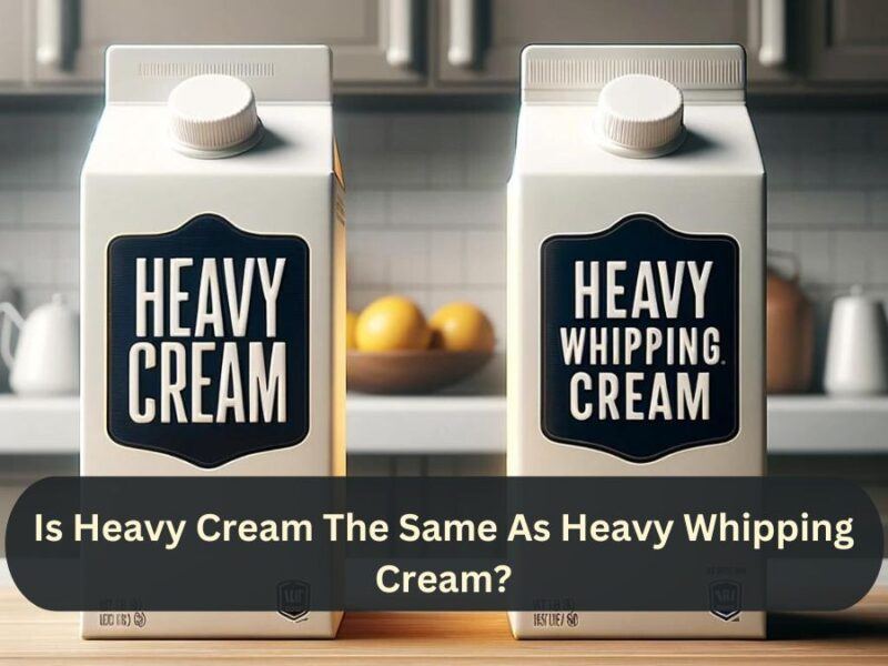 are heavy cream and heavy whipping cream the same thing?